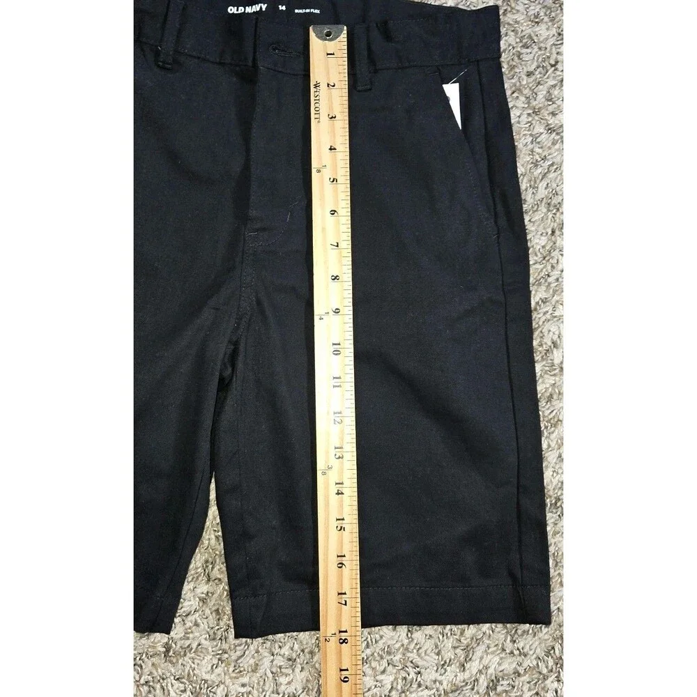 Boys Old Navy Built In Flex Black Shorts Size 14 NWT